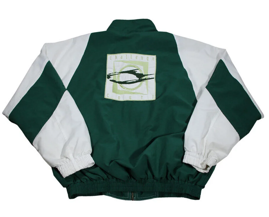 Vintage Nike Challenge Court Green / White Jacket (Size M) — RootsBK